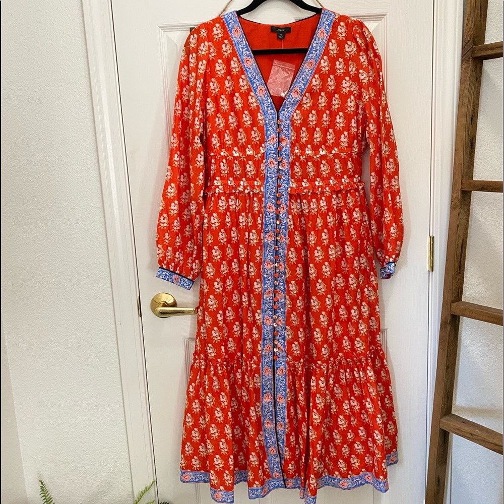 Gorgeous JCrew dress 🌿